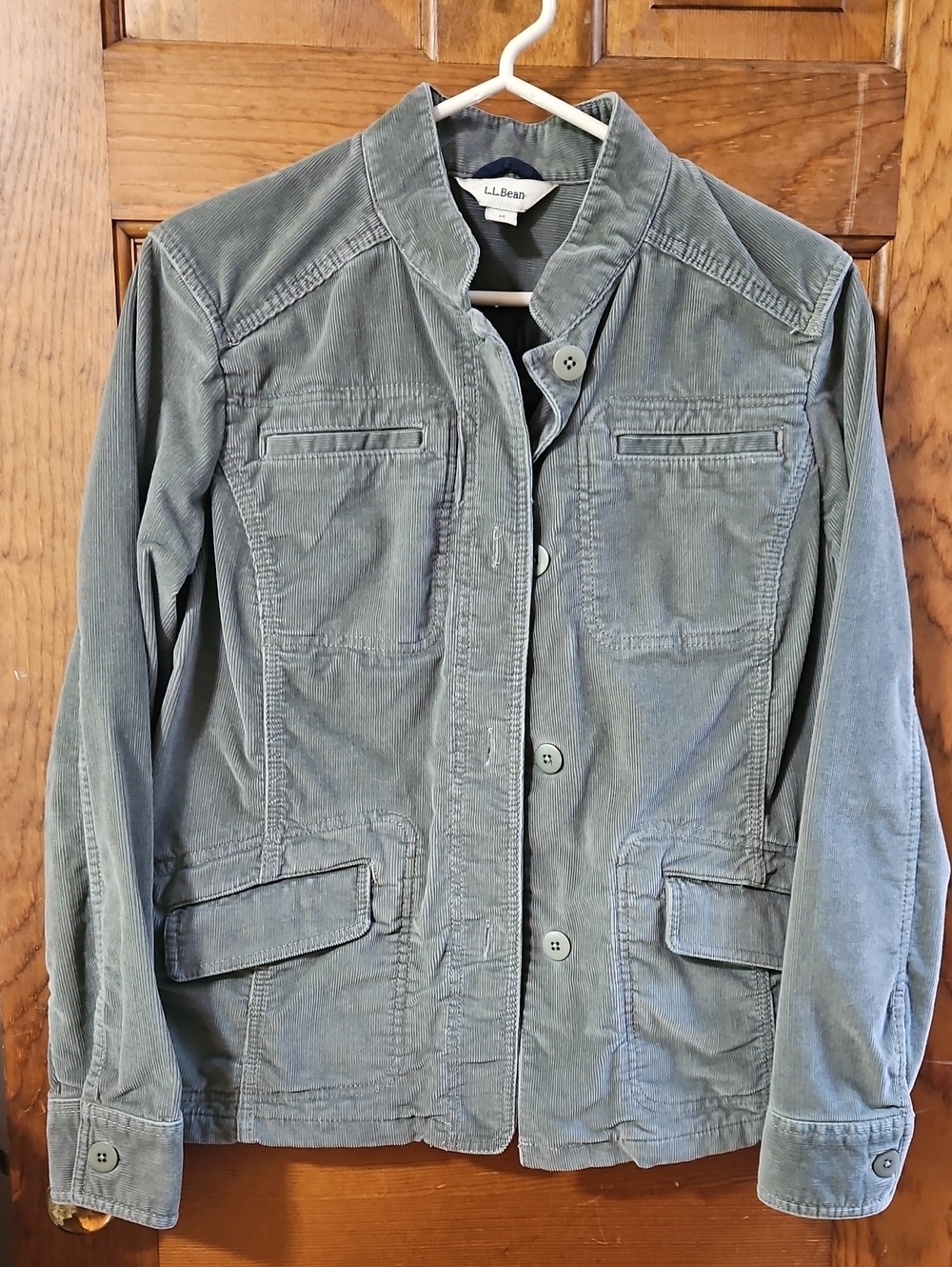 L.L. Bean Women's Olive Corduroy Jacket